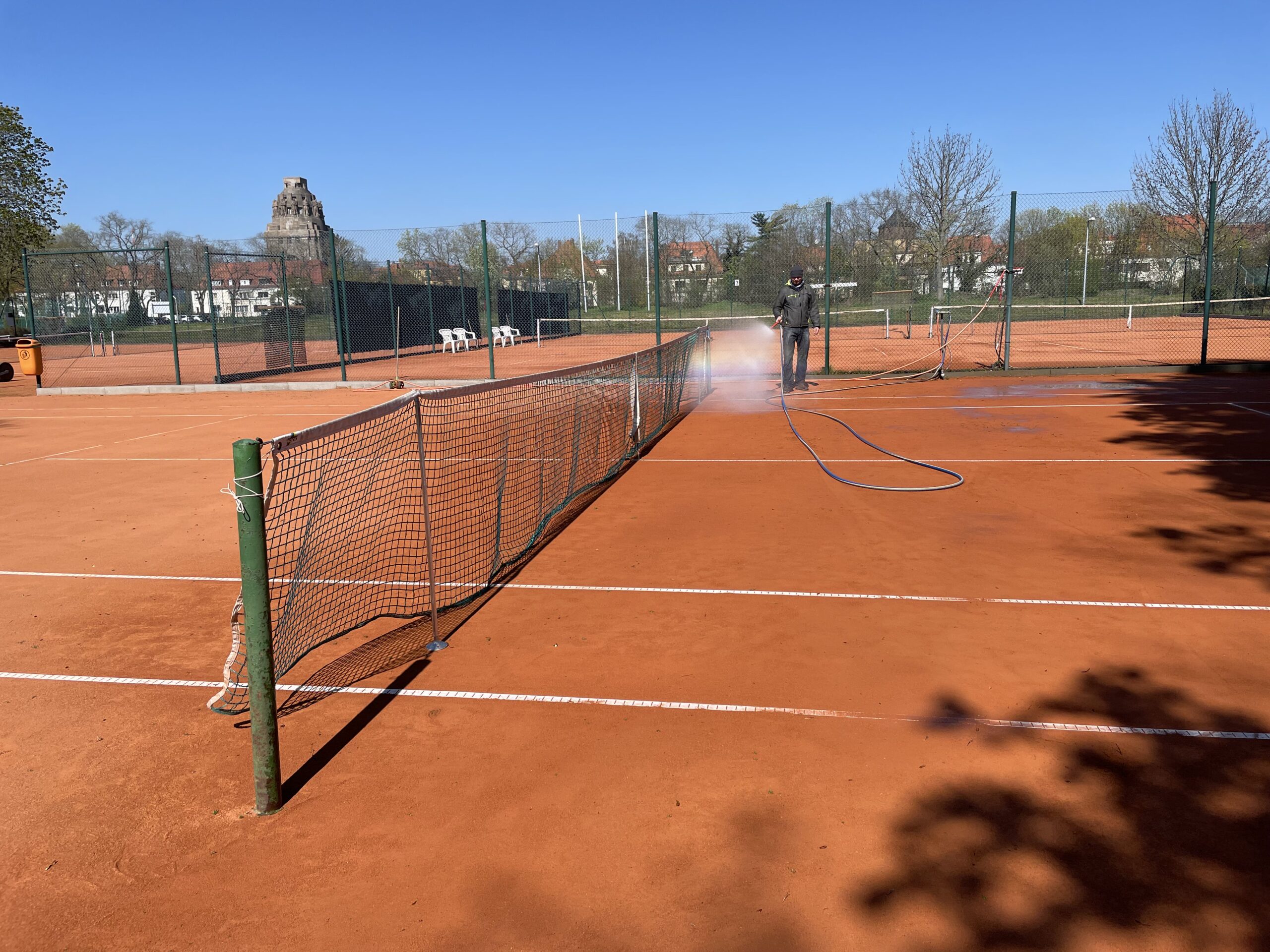 Arbeitseinsätze der Abteilung Tennis im März / April 2023