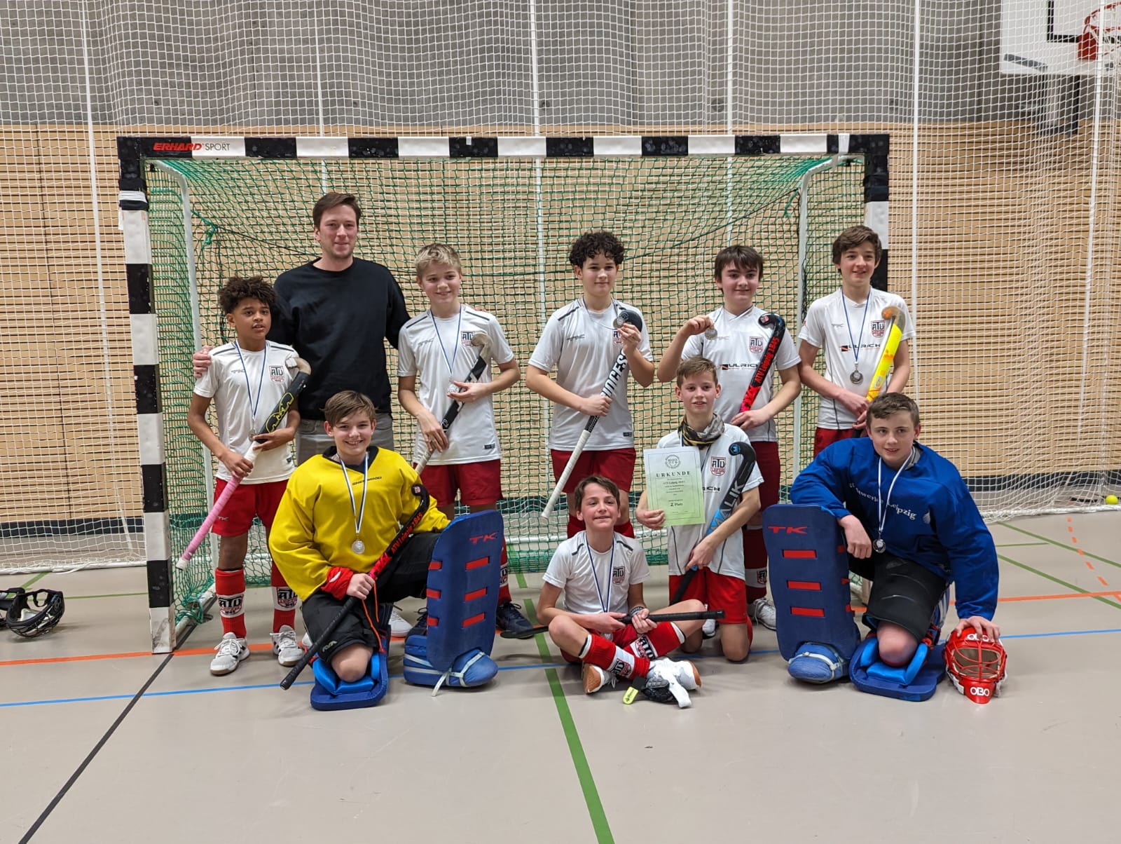 mU12 Mitteldeutscher Vize-Meister im Hallenhockey